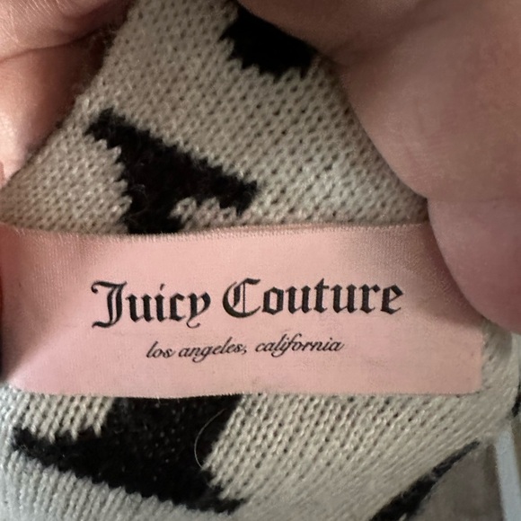 Juicy Couture reversible scarf black & white - Picture 5 of 5